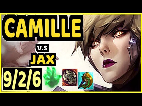 DOXY (CAMILLE) vs JAX - 9/2/6 KDA TOP GAMEPLAY - EUW Ranked MASTER