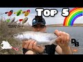 Video Thumbnail for Top 5 Lures for Rainbow Trout!