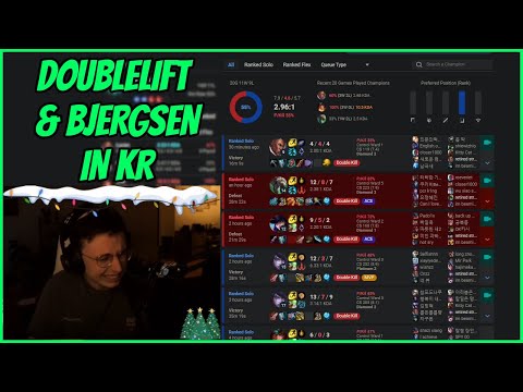 Caedrel Reacts To 100T KR Bootcamp Accounts (Bjergsen & Doublelift)