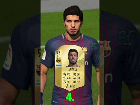 TOP 10 PLAYERS IN FIFA 18!⚽#shorts #fifa #eafc24 #fifa23 #fifa18 #top10 #ronaldo #messi