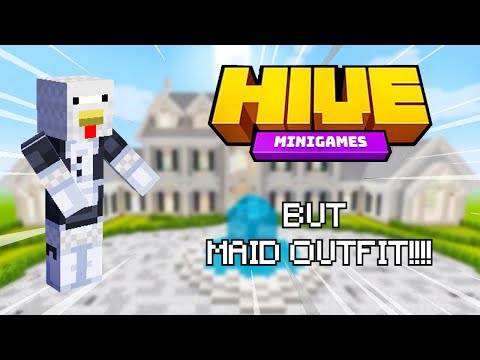 SubbyLmao's Epic Minecraft Hive with Viewers in Maid Outfit?!