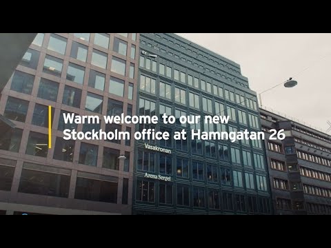 Official tour of Hamngatan 26, EY Stockholm office