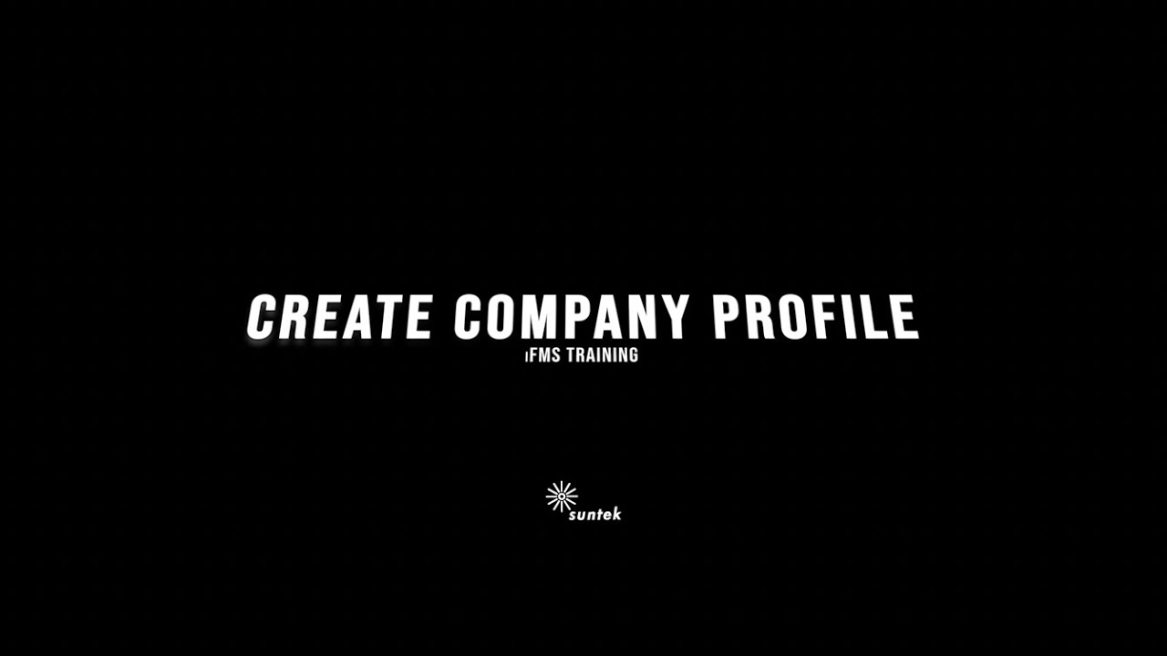 Create Company Profile