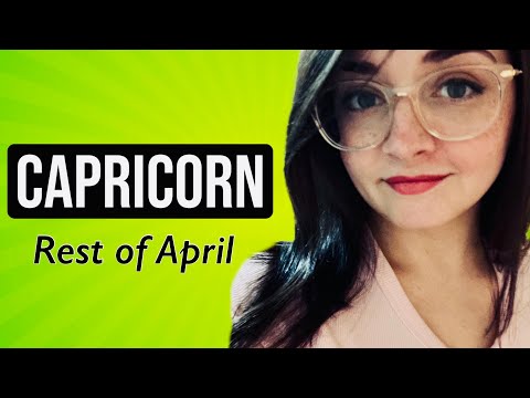 ♑️CAPRICORN ~ “PLEASE DO THIS, CAPRICORN!! YOU WILL BE VERY HAPPY YOU DID” REST OF APRIL