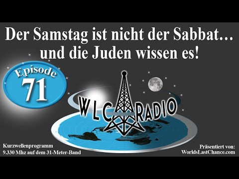 Der Samstag ist nicht der Sabbat… und die Juden wissen es!