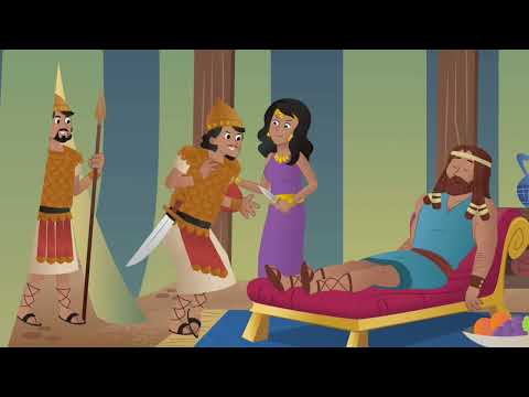 The story of long hair (Bible story about Samson) Judges 13-16