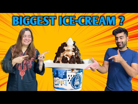 We Tried BIGGEST ICE CREAM😱?