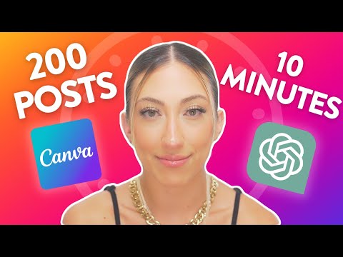 The Ultimate Hack to Create 200 Social Media Posts in 10 Minutes