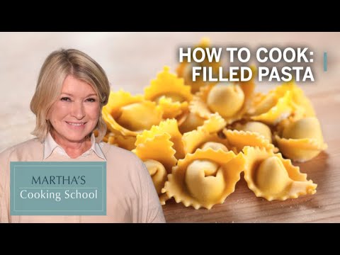 How to Make Martha's Robiola-Cheese-Filled Ravioli | Martha's Cooking School | Martha Stewart