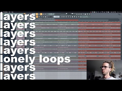 using melody layers to make beats more interesting (lonely loops demo)