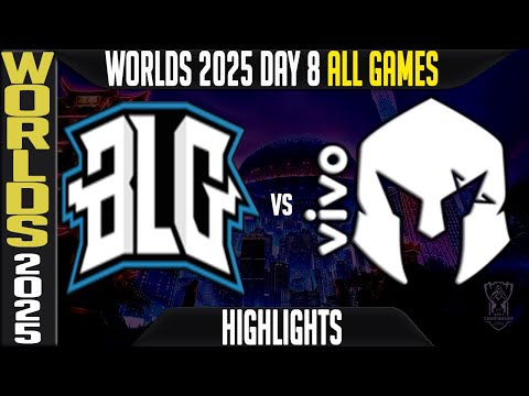 BLG vs VKS Highlights ALL GAMES | Worlds 2025 Day 8 Swiss | Bilibili Gaming vs Vivo Keyd Allstars