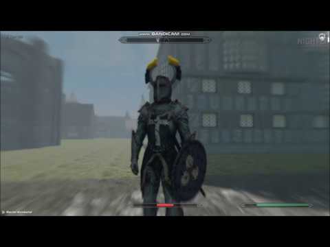 Skyrim Together PVP Battles #1 - Skygerfall Knight Set vs. Adamantium Set