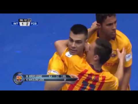 Gol de Sergio Lozano (1-2) en Movistar Inter - FC Barcelona Lassa. 2º Final Play Off