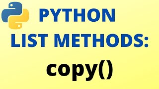 Python copy() List Method - TUTORIAL