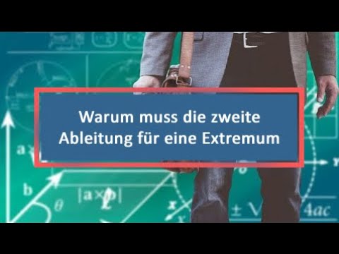 Warum muss die zweite Ableitung für eine Extremum ungleich Null sein