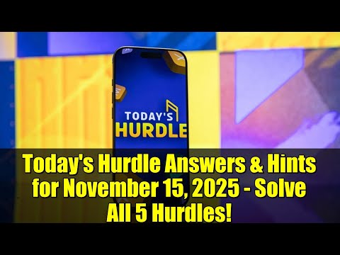 Hurdle Answer Today