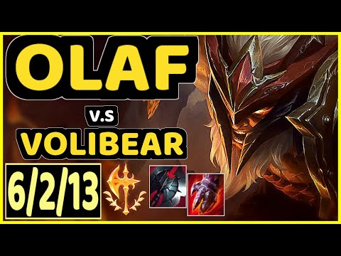 DJOKO (OLAF) vs VOLIBEAR - 6/2/13 KDA JUNGLE CHALLENGER GAMEPLAY - EUW