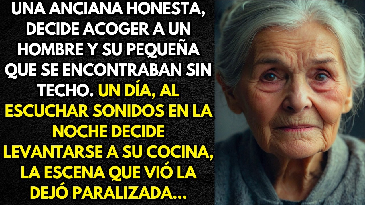 UN DÍA, SE LEVANTA CON SONIDOS EN LA NOCHE Y AL IR A LA COCINA VIÓ UNA ESCENA QUE LA DEJÓ PARALIZADA
