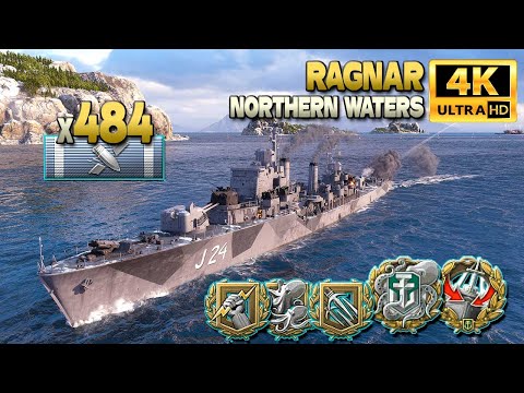 Destroyer Ragnar: "The enemy is about to win" Zoom Warning - World of Warships