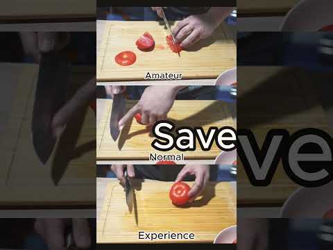 Experience kitchen hand tomato slice #short #kitchen #food #cook #chopping