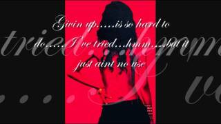 Aaliyah-Givin Up (Lyrics)