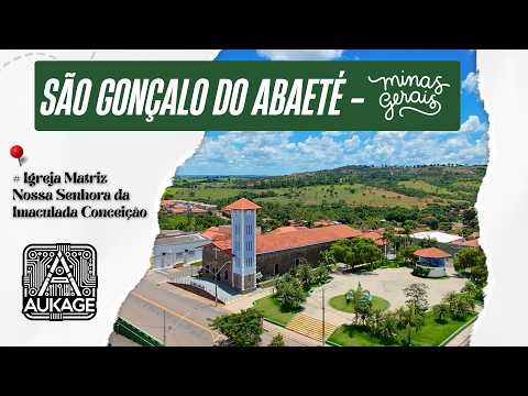 São Gonçalo do Abaeté – Igreja Matriz e a charmosa praça da cidade em Minas Gerais ⛪🌳