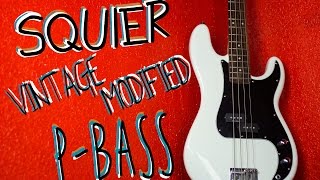 Video thumbnail for Squier Vintage Modified P-Bass [Demo] by Patrick Hunter