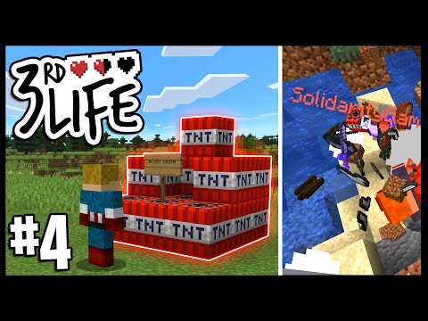 I DIED TWICE!? | Minecraft 3rd Life SMP | #4
