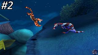 Disney's Tigger's Honey Hunt Walkthrough Gameplay Part 2 (PS1) Level 2 : Night tail