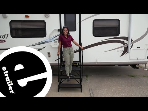 etrailer | Complete Breakdown of the Econo Porch Trailer Step w/ 2 Handrails and Landing