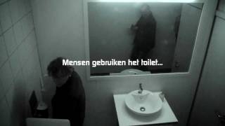 Brussel, 28 november 2011: de toiletten van event hall