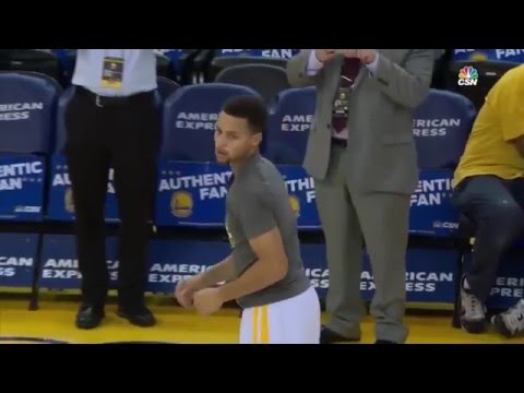 Stephen Curry Pregame Shooting Routine (FULL) [1080p60 HD]