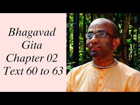 Bhakti Shastri (057) - Bhagavad Gita Chapter 02 Text 60 to 63