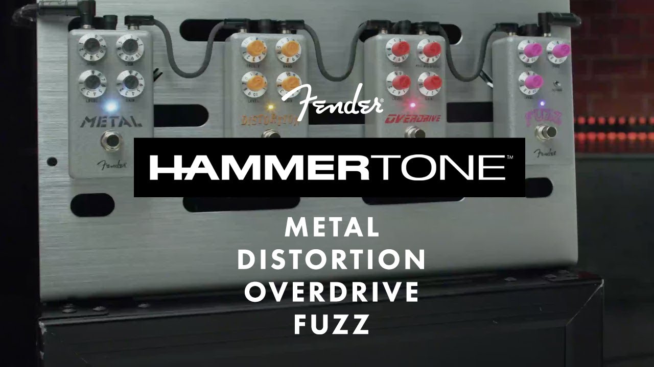 Exploring the Fender Hammertone Fuzz, Overdrive, Distortion & Metal Pedals | Effects Pedals | Fender - YouTube