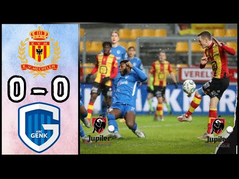 KV Mechelen 0 ​- 0 KRC Genk | Samenvatting | Jupiler Pro League