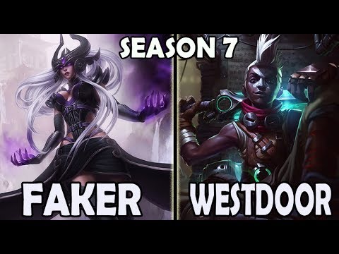 SKT Faker Syndra vs AHQ Westdoor Ekko Ranked Challenger Korea
