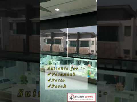 Outdoor Blinds with Motorized System