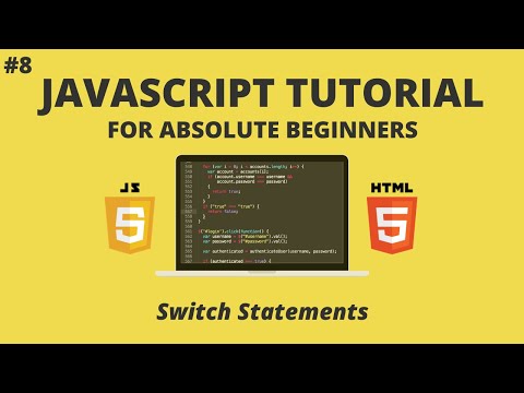 JavaScript for Beginners 8 Switch Statements