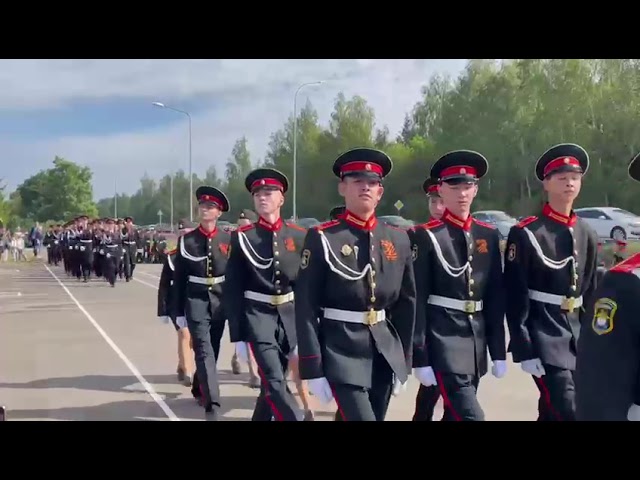 Тетюшская кадетская школа-интернат. Марш-парад 1 сентября