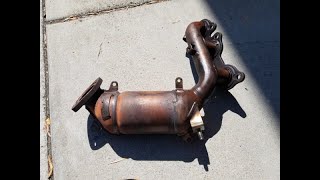 Toyota Highlander 3MZ- FE (3MZFE) Catalytic Converter Bank 1 replacement (P0420)