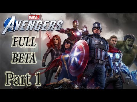 Marvel's Avengers Full Beta Gameplay Walkthrough No Commentary - Part 1