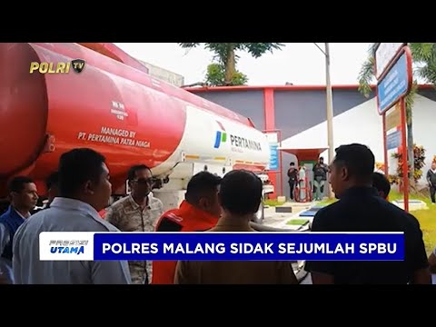 POLRES MALANG SIDAK SEJUMLAH SPBU