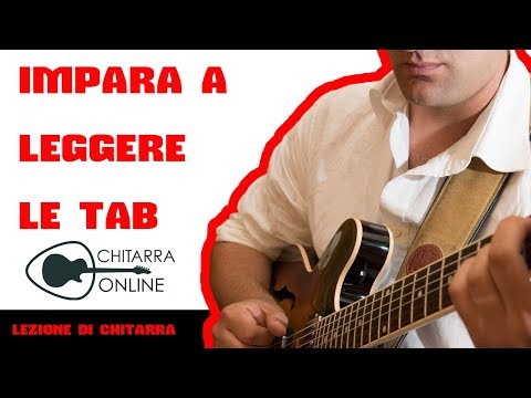 CHITARRA ONLINE -  Leggere la tablatura sulla chitarra