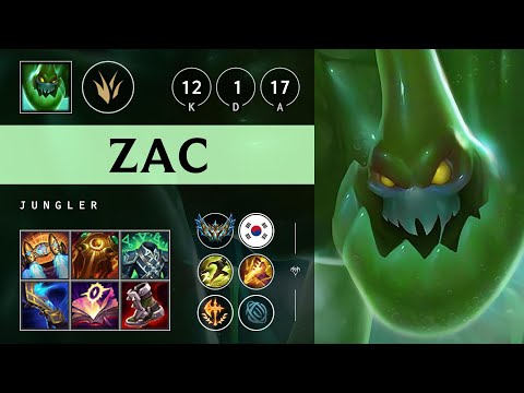 Zac Jungle vs Viego - KR Challenger Patch 25.20