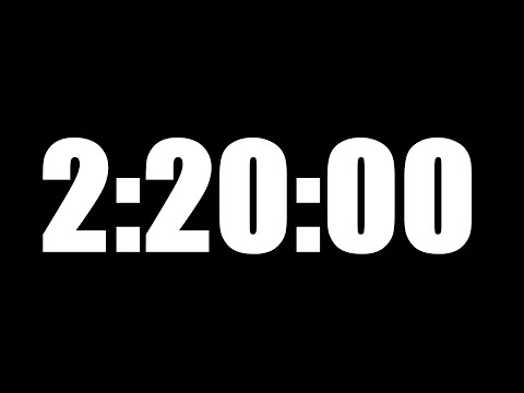 2 HOUR 20 MINUTE TIMER • 140 MINUTE COUNTDOWN TIMER ⏰ LOUD ALARM ⏰