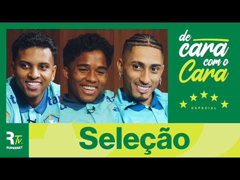 DE CARA COM O CARA #4 - SELEÇÃO (RAPHINHA, ENDRICK E RODRYGO)