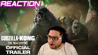 Godzilla x Kong The New Empire | Official Trailer REACTION!! OH MY GOD(ZILLA)