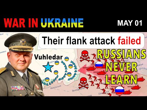 01 May: Epic Fail: Russian Flank Attack on Vuhledar Crumbles! | War in Ukraine Explained