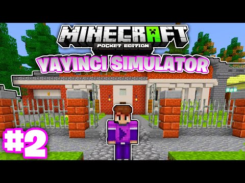 Publisher's Villa!  |  Minecraft PE Publisher Simulator [Streamer Simulator] #2