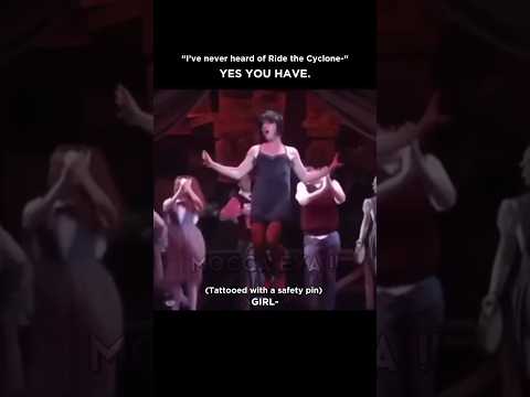 RIDE THE CYCLONE | #ridethecyclone #musical #edit #viral #viraledit #theaterkid #musicaltheatre #fyp